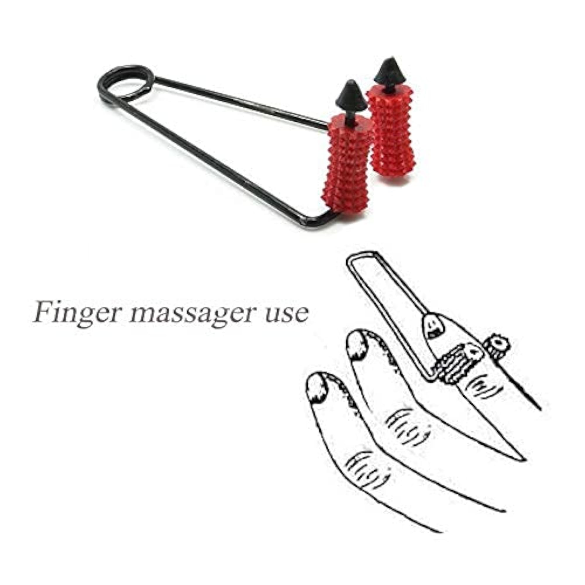 Finger Massager Pointed Acupressure Tool for Relaxation